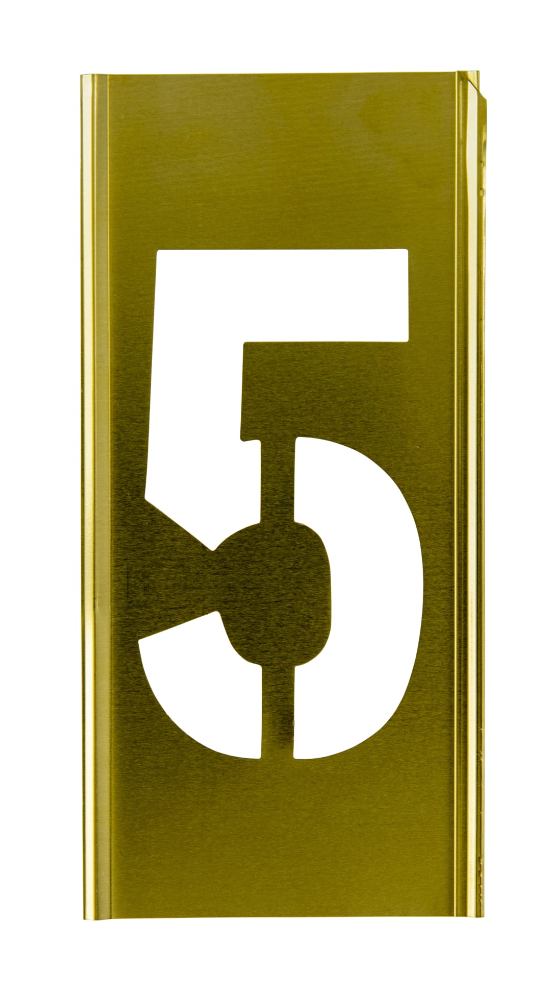 Stencil Sort-8" Brass Gothic 5