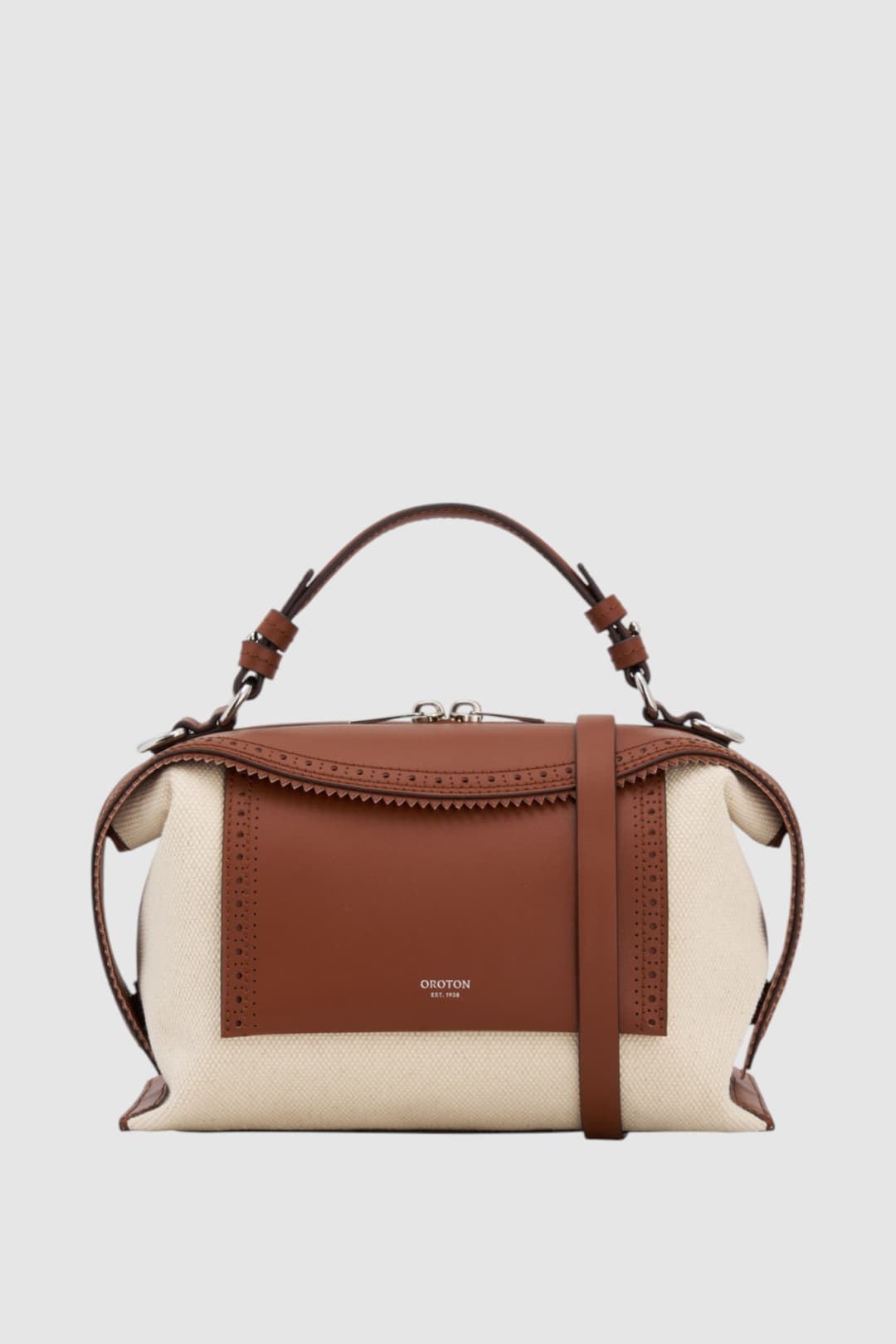 Mica Canvas Broguing Bowler