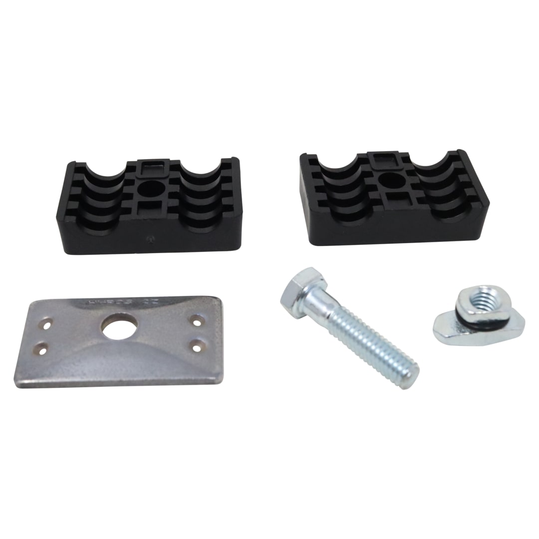 Wastebuilt® Replacement for McNeilus 1/2" Double Rail Tube Clamp, Stauff