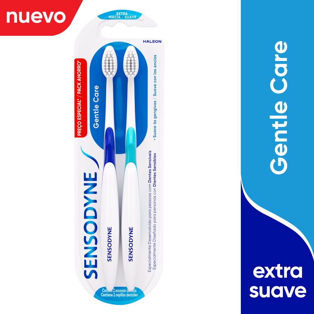 Cepillo Sensodyne Gentle Care x2