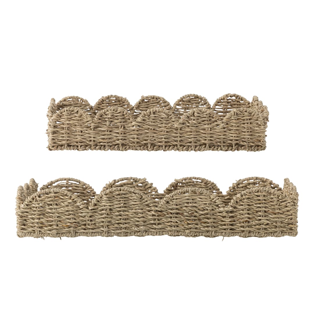 82065199 - Brea Serving Tray, Nature, Seagrass STOCK: 2