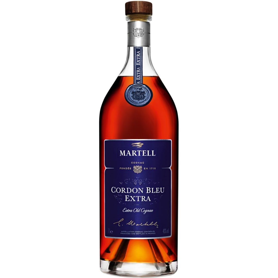 Martell Cordon Bleu Extra Cognac, 1 L Bottle, 80 Proof