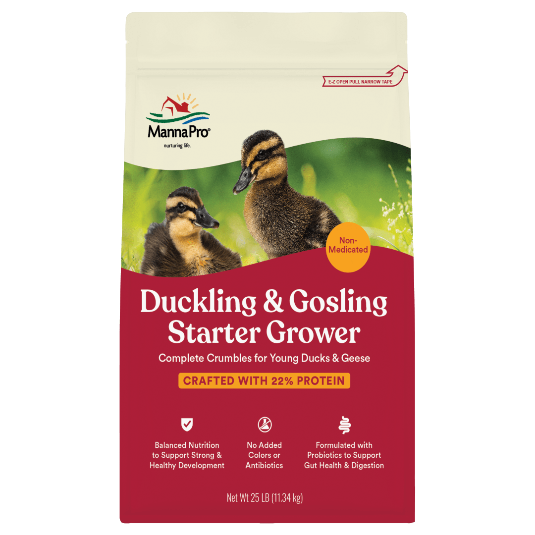 Manna Pro Duck Starter Grower Crumble, 25 Pounds