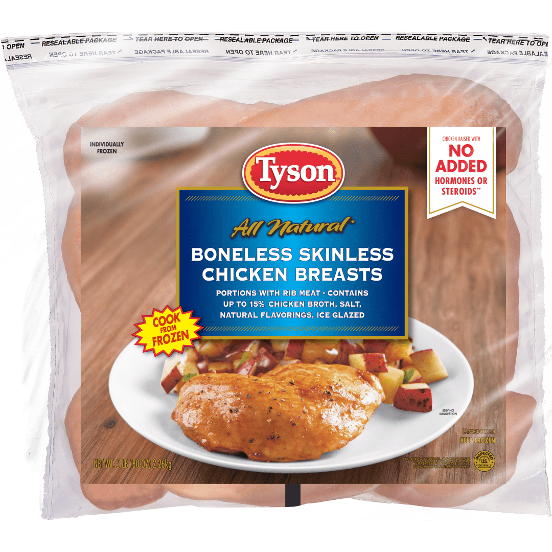 Tyson Boneless Skinless Chicken Breasts, 5 lb. (Frozen)