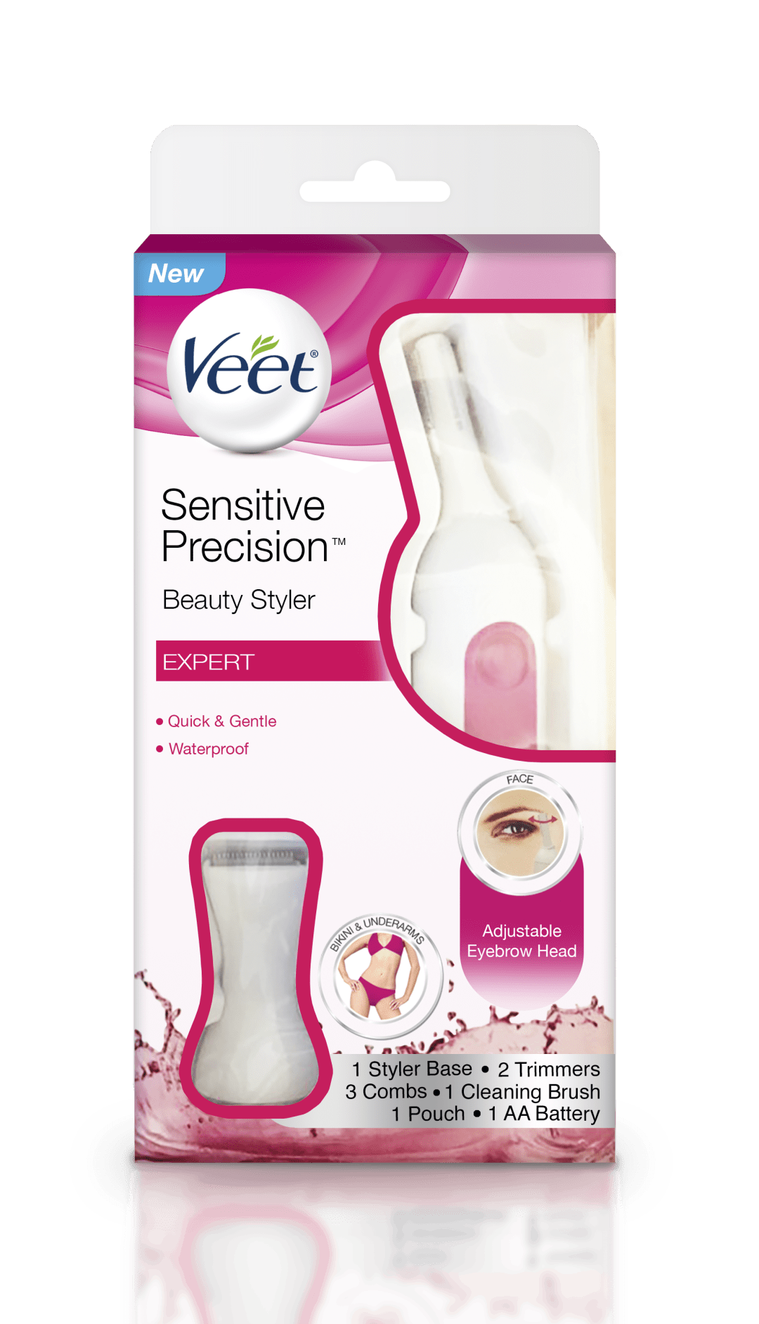 VEET® Sensitive Precision Electric Trimmer 6/1 ct.