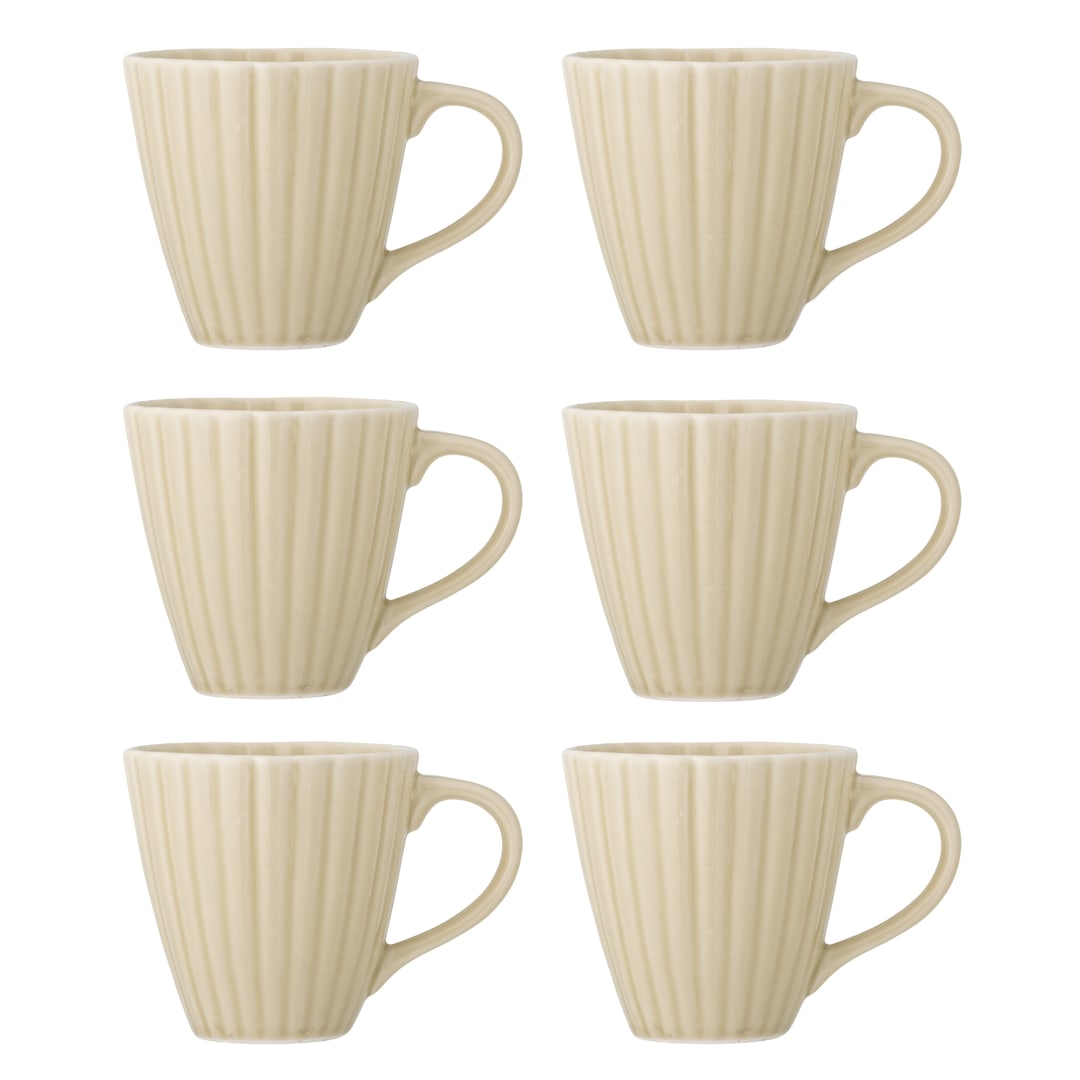 82061210 - Latina Cup, Multipack, Nature, Stoneware STOCK: 10