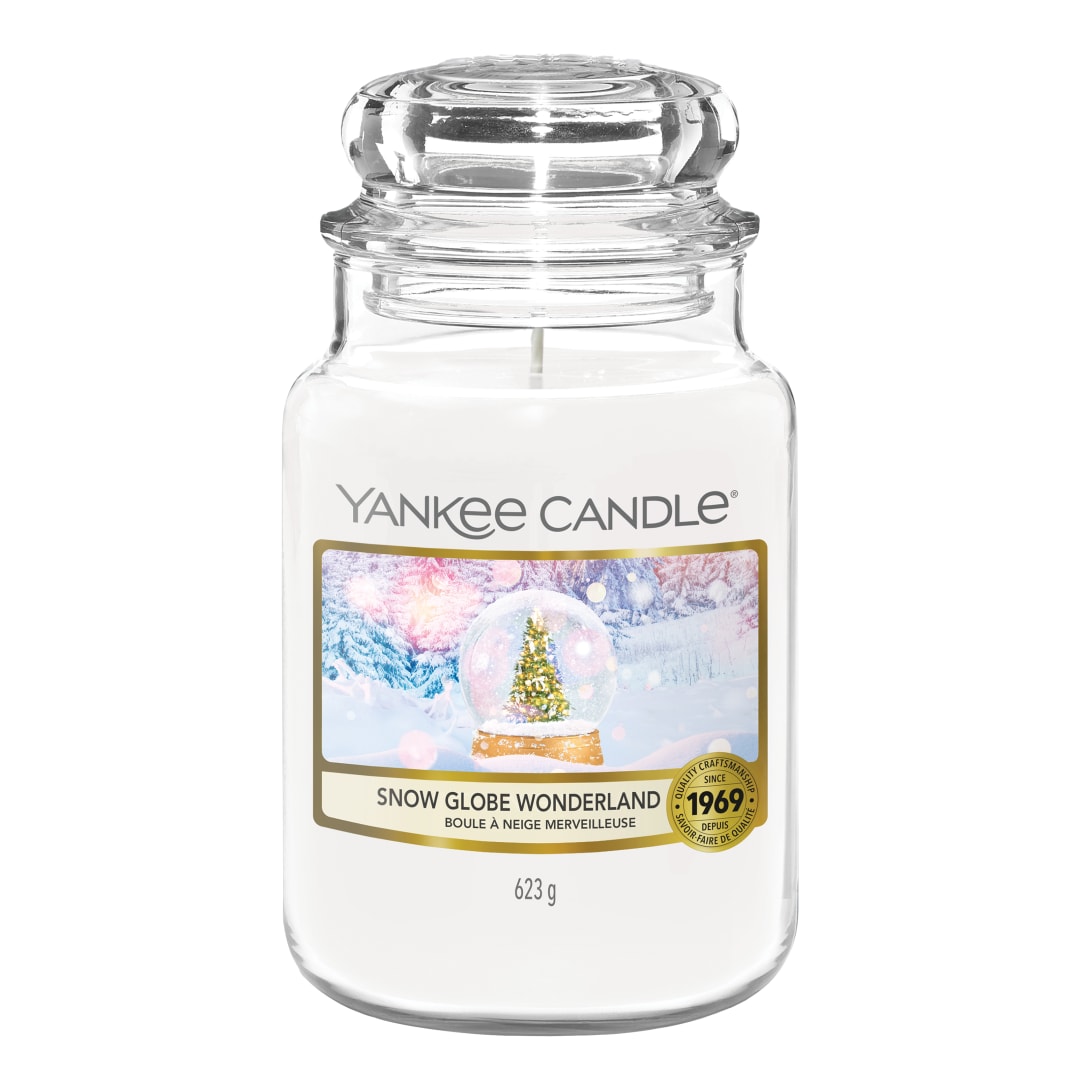 Yankee Candle Vela aromática en tarro grande de Snow Globe Wonderland | Velas de larga duración: hasta 150 h | Regalos perfectos para mujeres