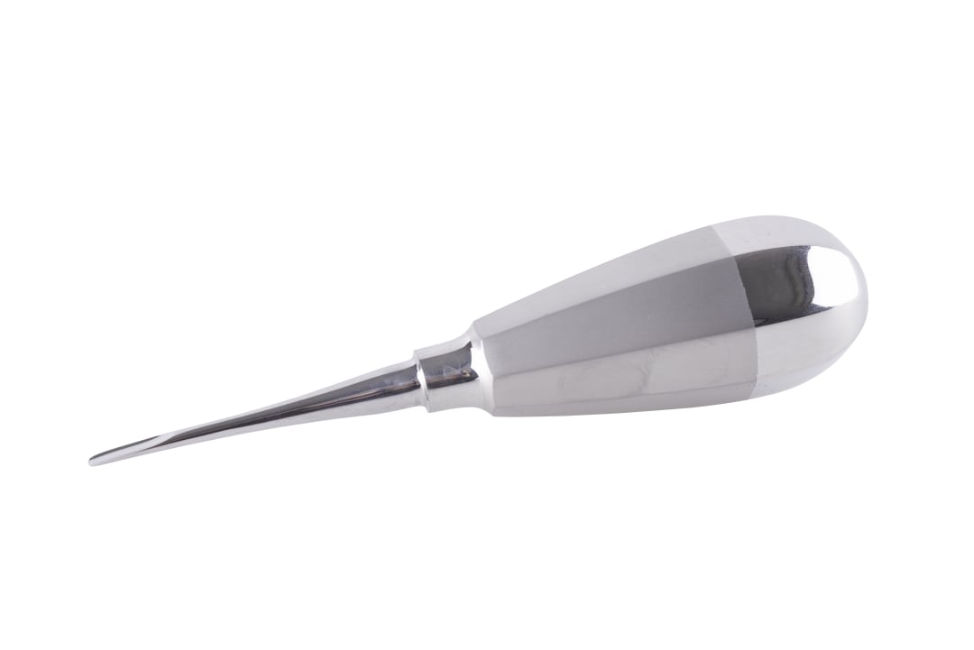 KRUUSE Dental Luxator with Stubby Handle, 3mm