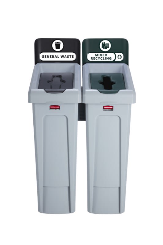 2-STREAM GENERAL WASTE / MIXED RECYCLI