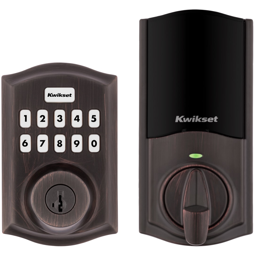 Home Connect 620 Keypad Connected Smart Lock with Z-Wave Technology featuring SmartKey Security™ in Venetian Bronze