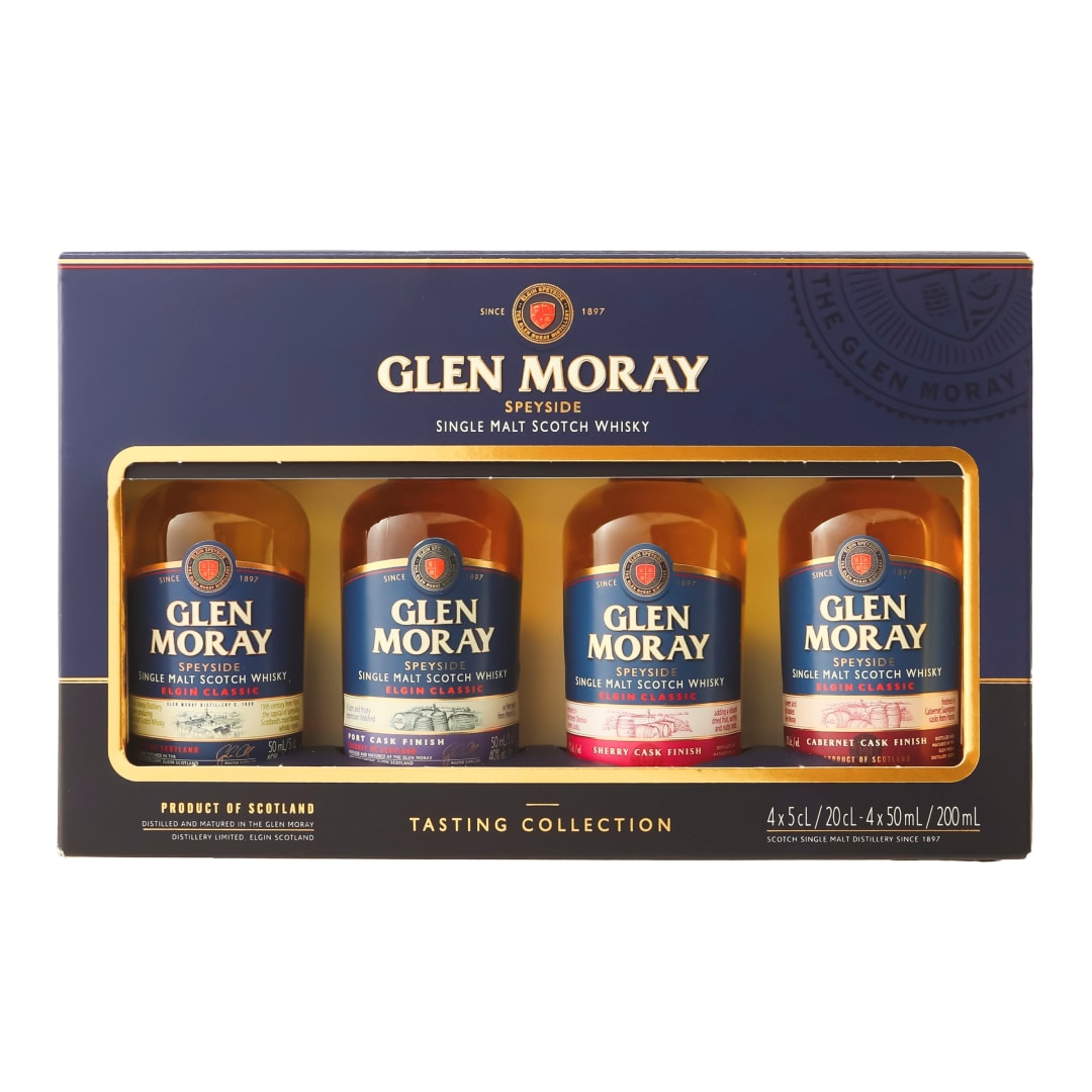 Glen Moray Tasting Collection Single Malt Scotch Whisky 50ml 80 Proof