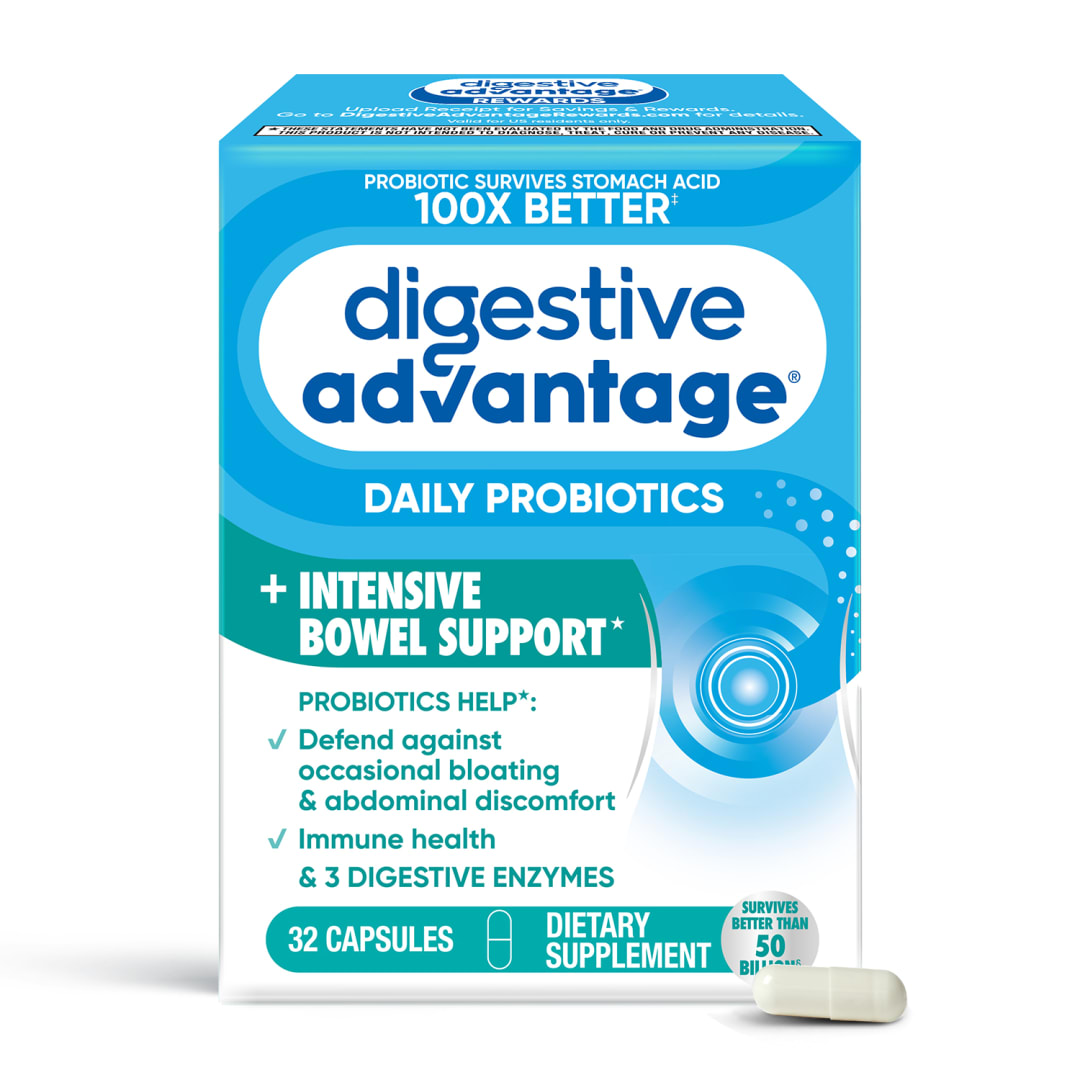 DIGESTIVE ADVANTAGE® Intensive Bowel Support - Capsule 36/32 ct.