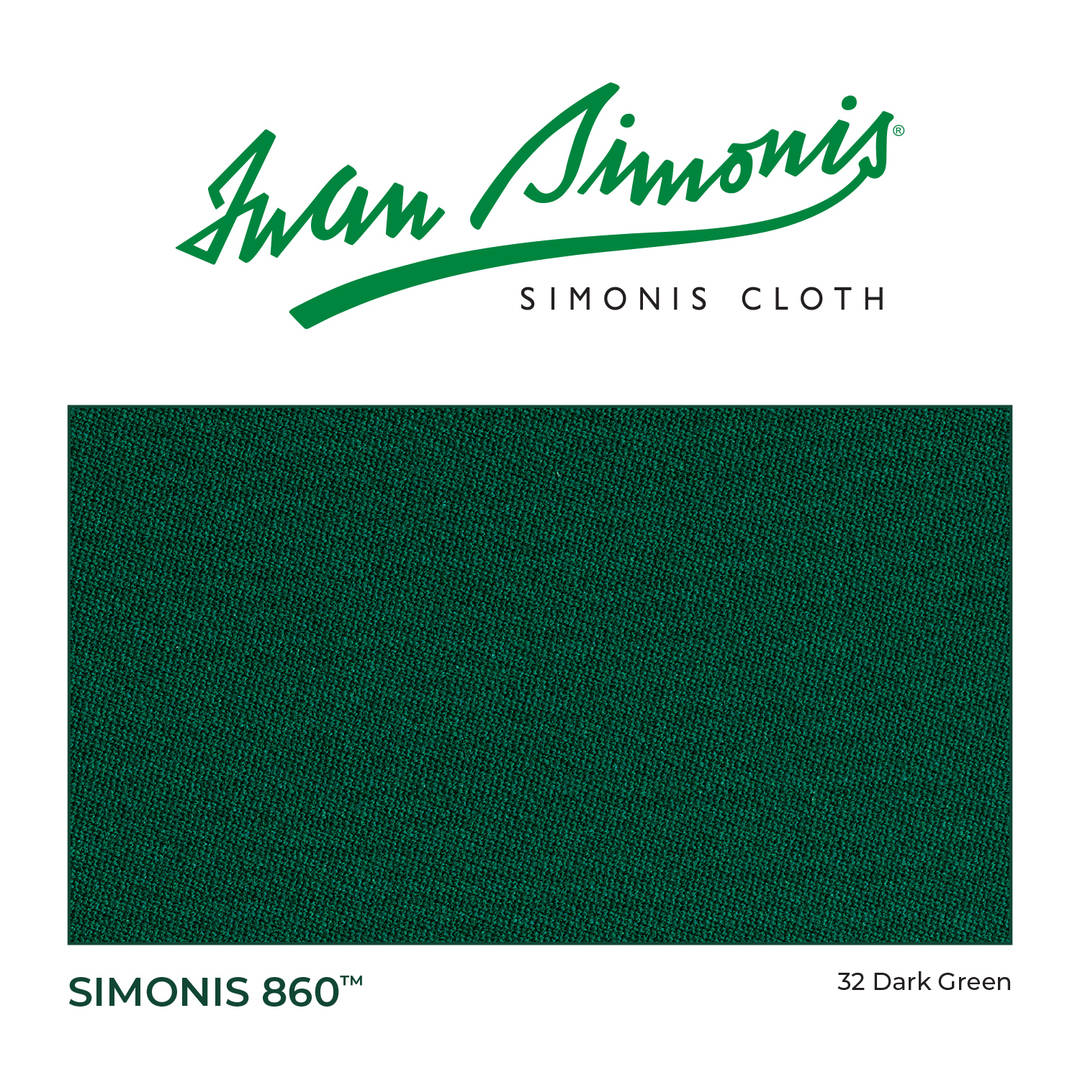 SIMONIS 860 66" DARK GREEN 7FT