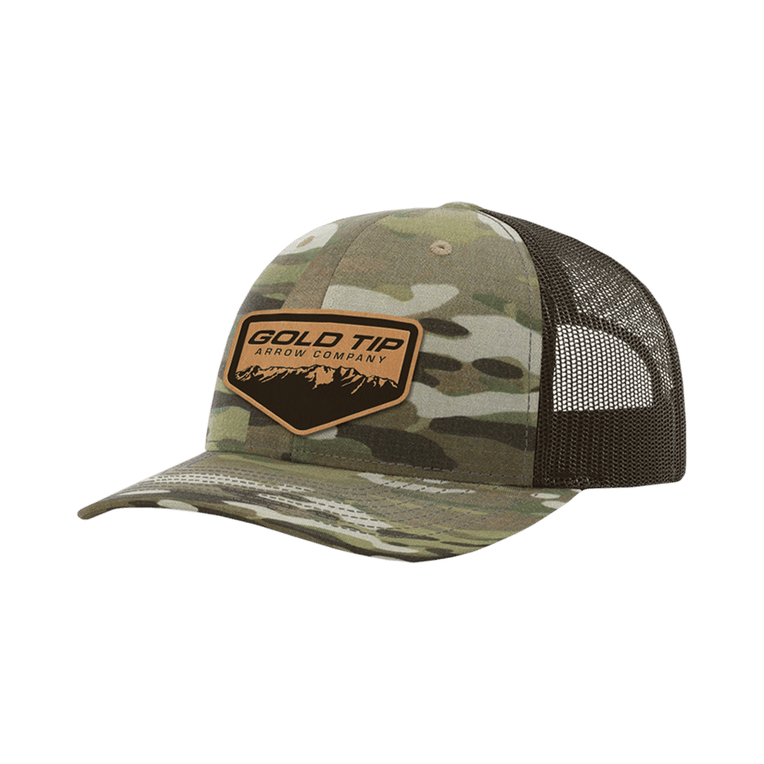 Gold Tip Camo Trucker Hat