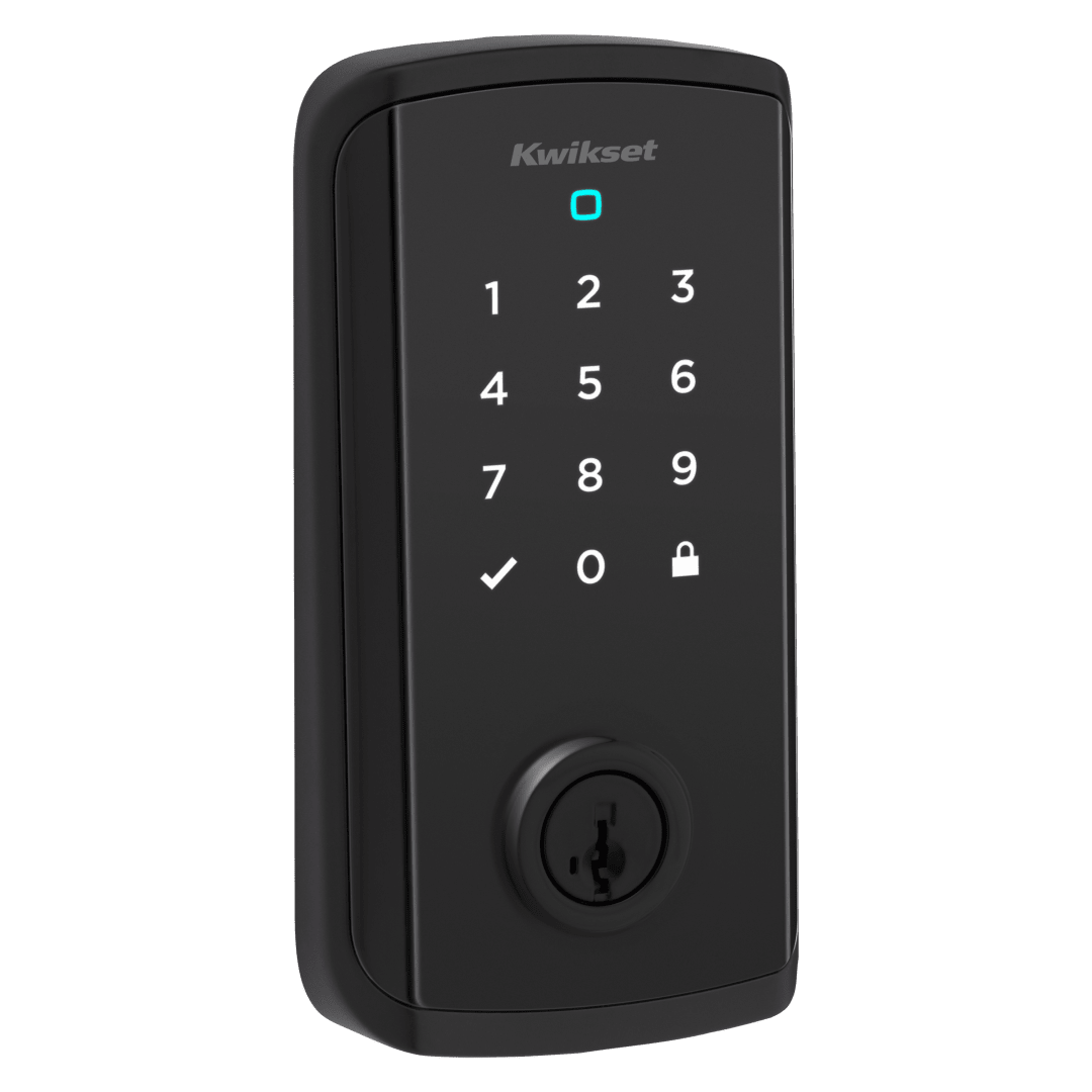 Halo Select Plus Touchscreen Wi-Fi and Matter Enabled Smart Lock Deadbolt with Door Status Sensor, Intrusion Detection and Apple Home Keys Tap-to-Unlock Technology in Matte Black