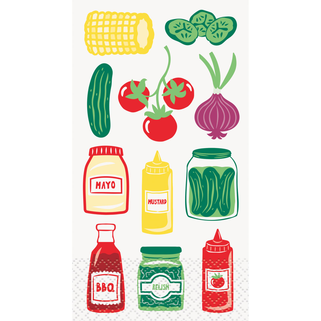 BBQ Party Guest Towels, 16ct