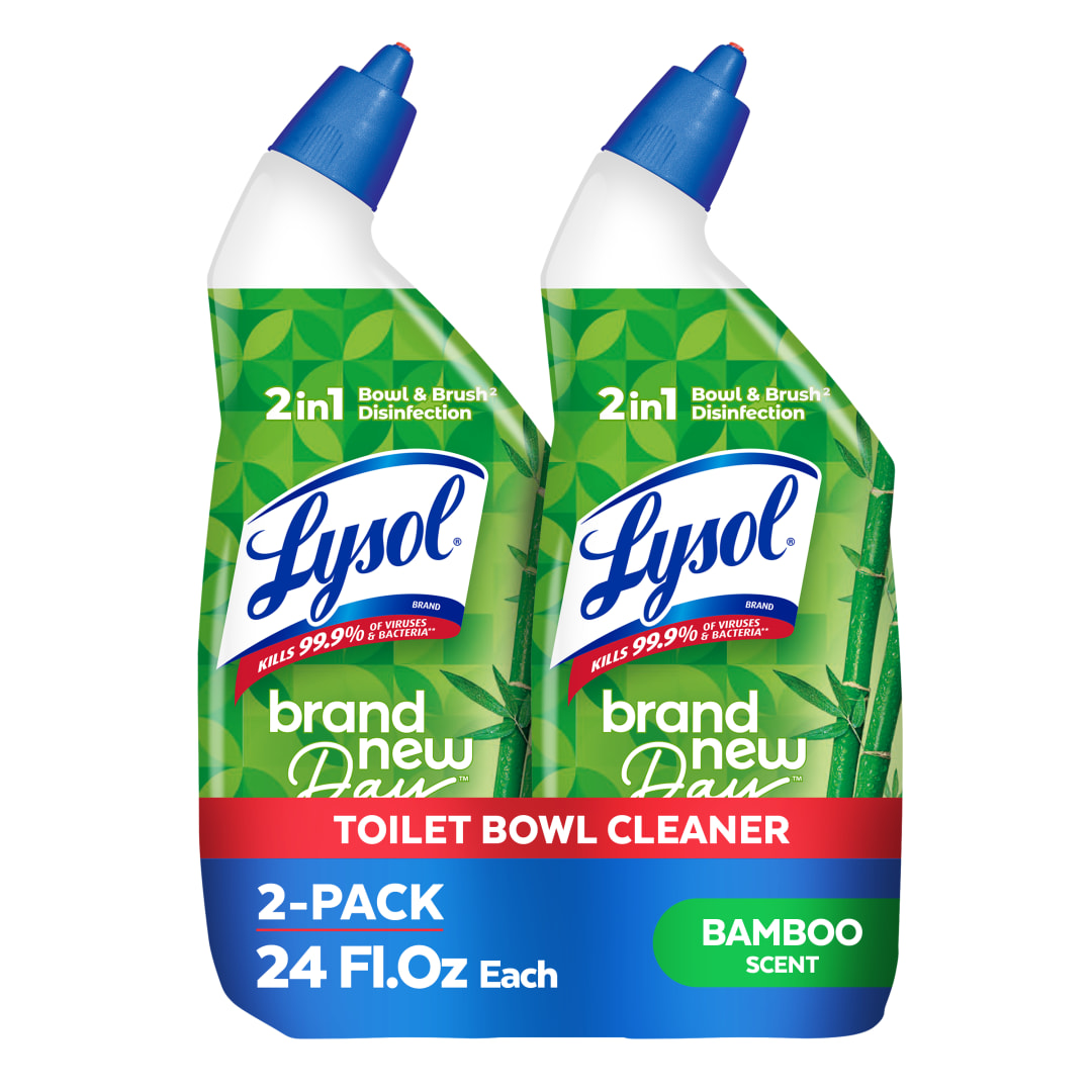 LYSOL® Toilet Bowl Cleaner - Brand New Day™ Bamboo Twin Pack 4/(2x24) oz.