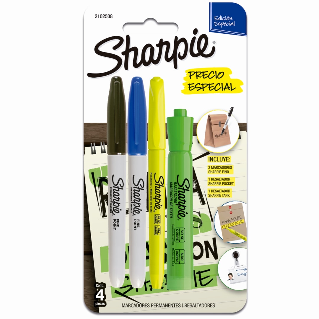 SHARPIE PM+HL KIT CD4
