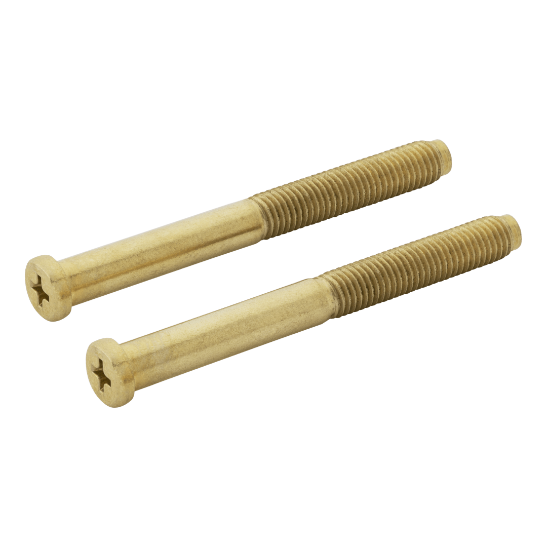 Deadbolt Mounting Screws for Satin Brass Finish