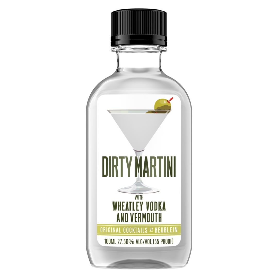 Heublein Wheatley Dirty Martini Cocktails 100ml 40 Proof