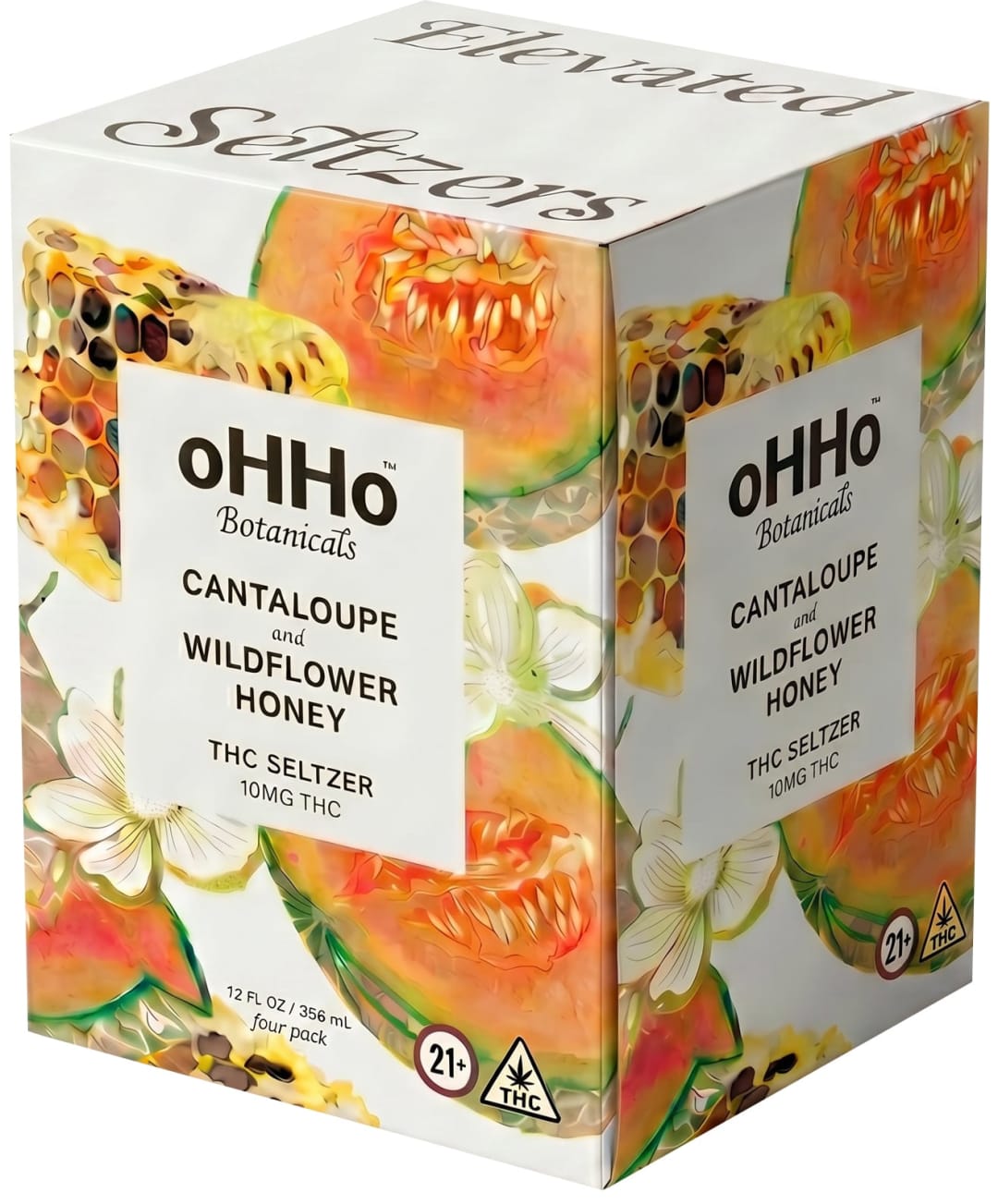 Ohho Cantaloupe Honey Thc 3MG Can 6/4 12Z