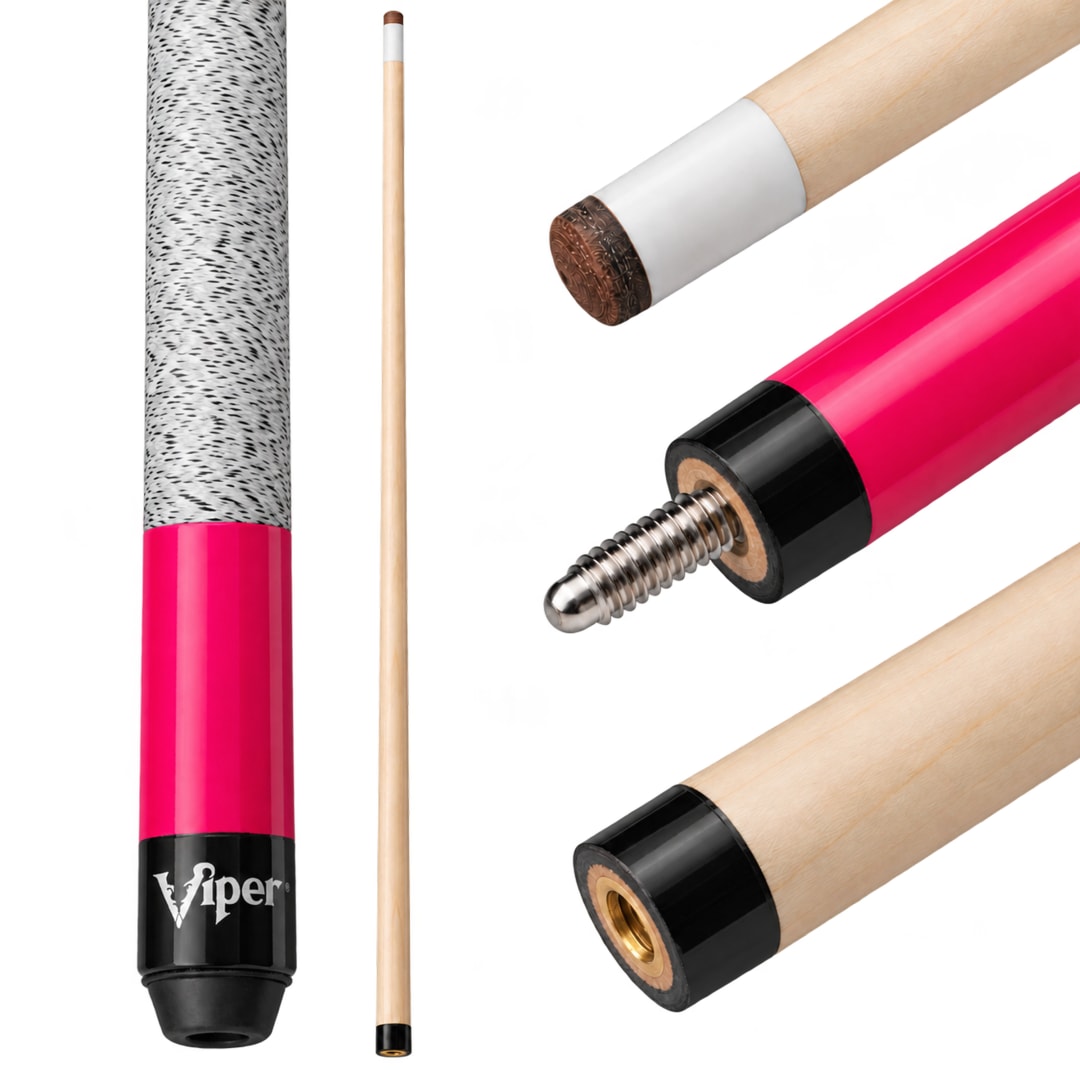 Viper Elite Series Hot Pink Wrapped Billiard/Pool Cue Stick