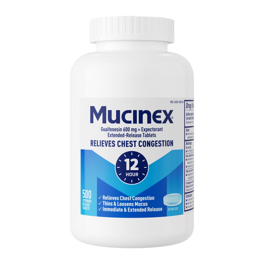 MUCINEX® SE - Extended Release Tablets 12/500 ct.