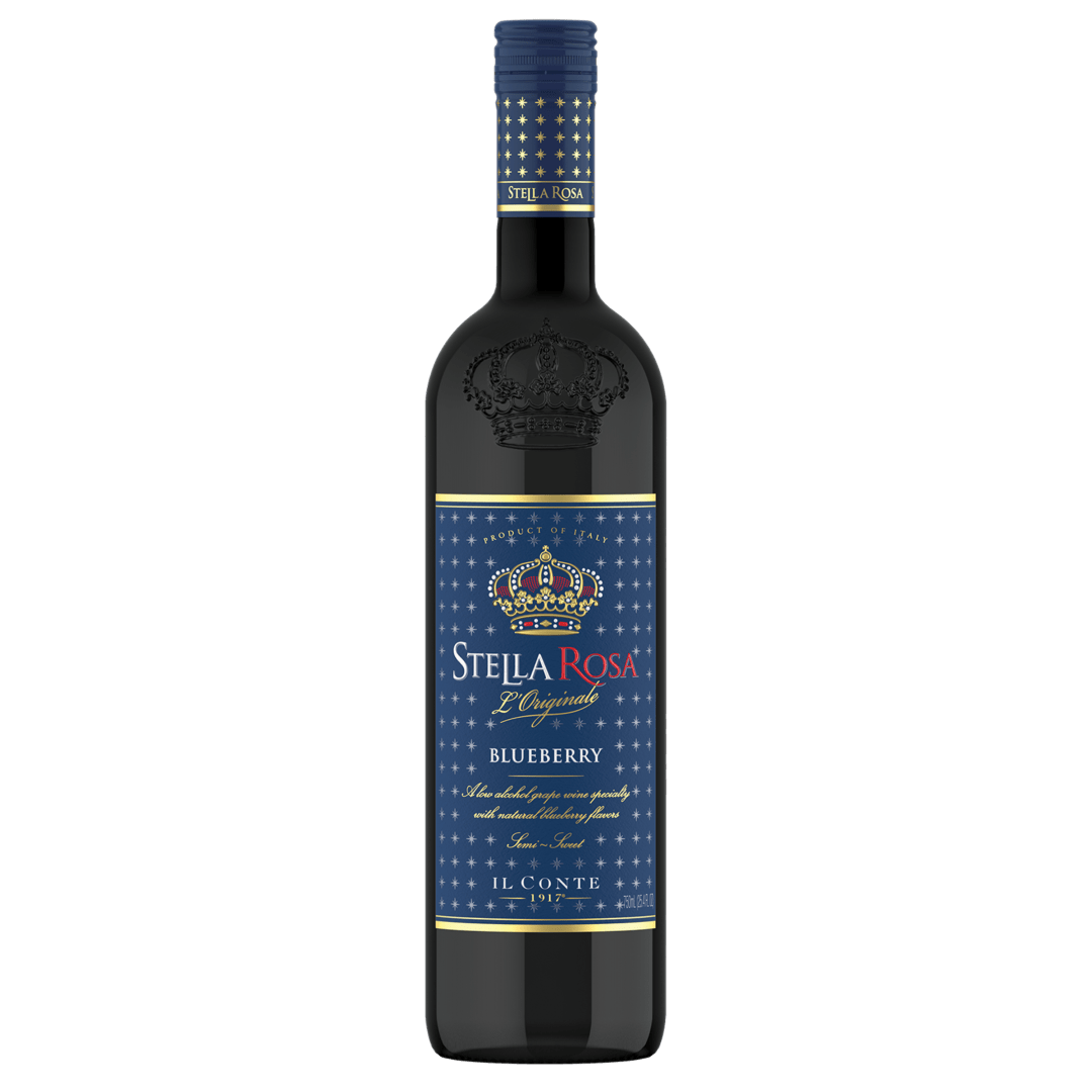 Stella Rosa Blueberry Semi-Sparkling Red Wine 750 ml