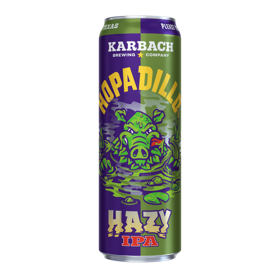 Karbach Hopadillo Hazy IPA Craft Beer, 19.2 fl oz Can