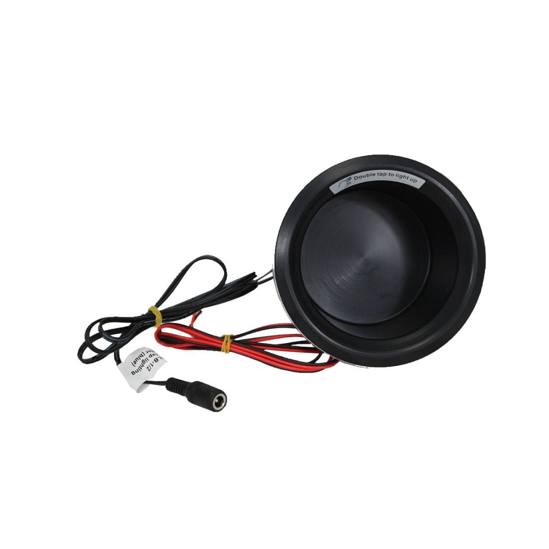 Double Tap Lighting Cupholder w/Blue Light Ring