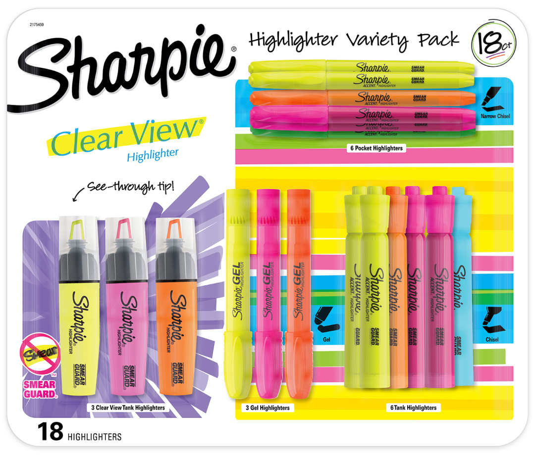 SHARPIE HL 18CT TRAY
