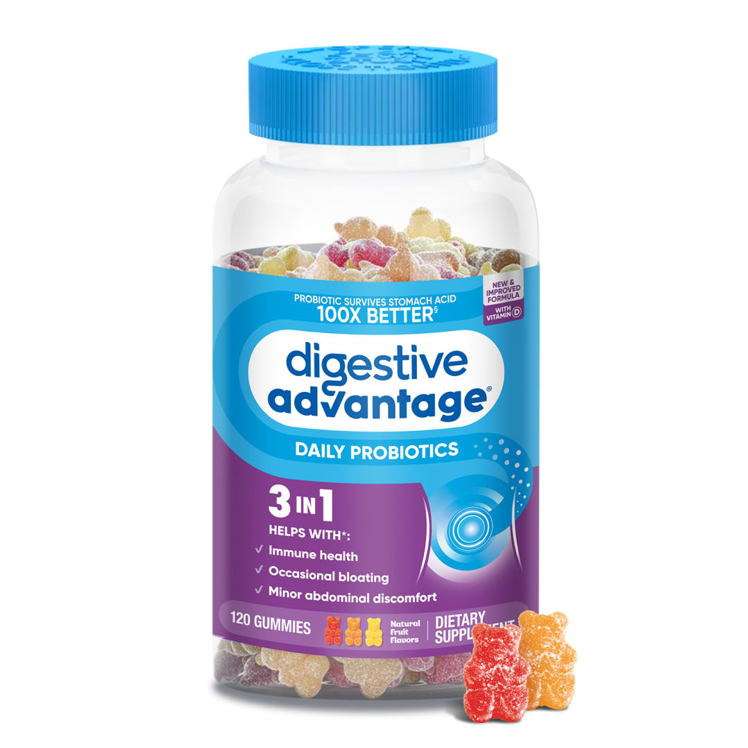 DIGESTIVE ADVANTAGE® Probiotic Gummies PDQ 24/120 ct. - COSTCO, SAMS, BJS