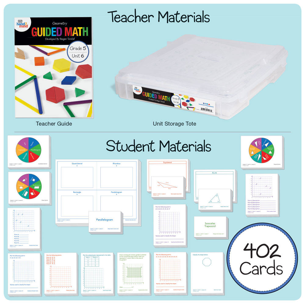 GUIDED MATH KIT, GEOMETRY G5U6
