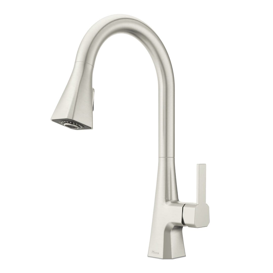 Karava 1-Handle Pull-Down Kitchen Faucet in Stainless Steel