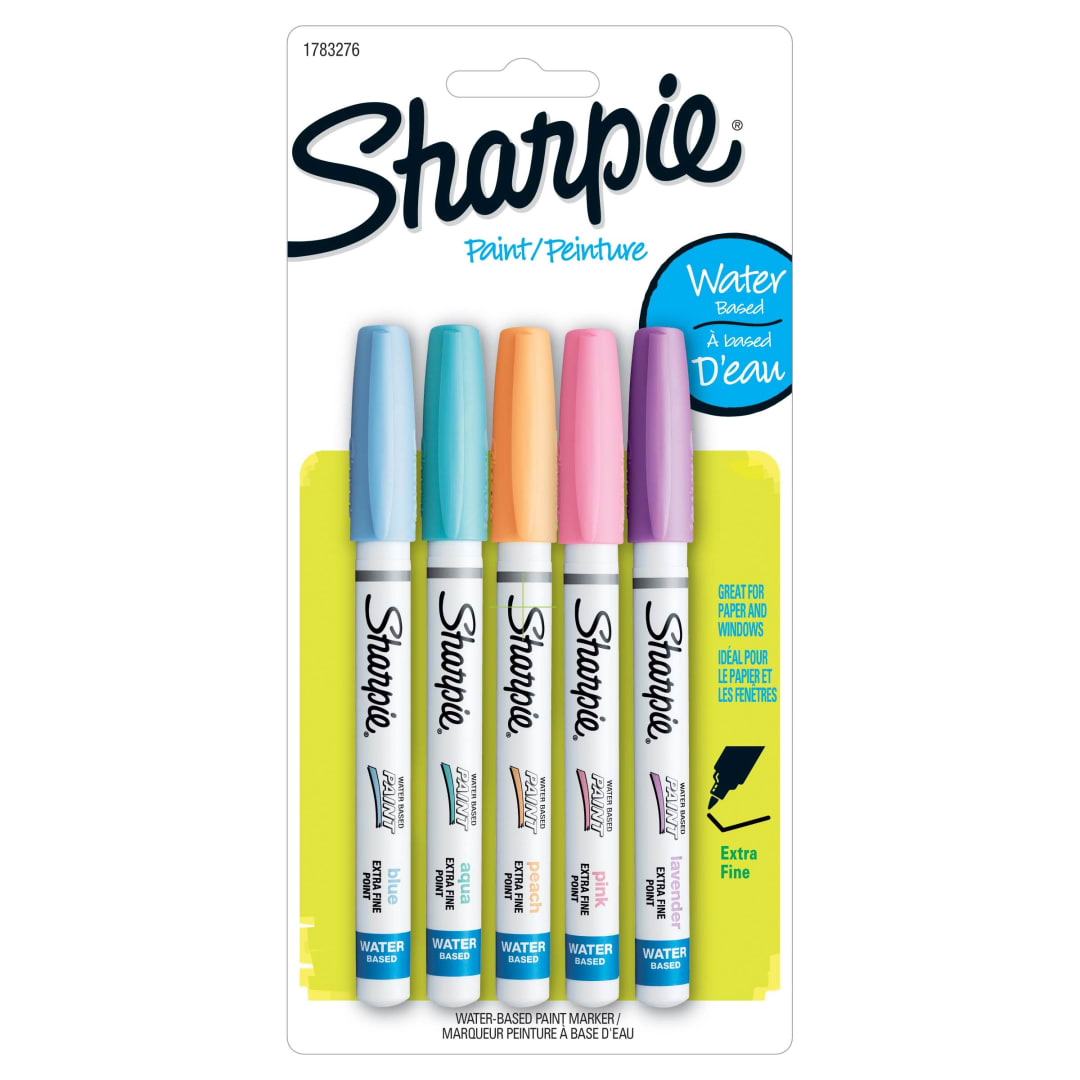 SHARPIE WB PAINT PASTEL 5CD ASST
