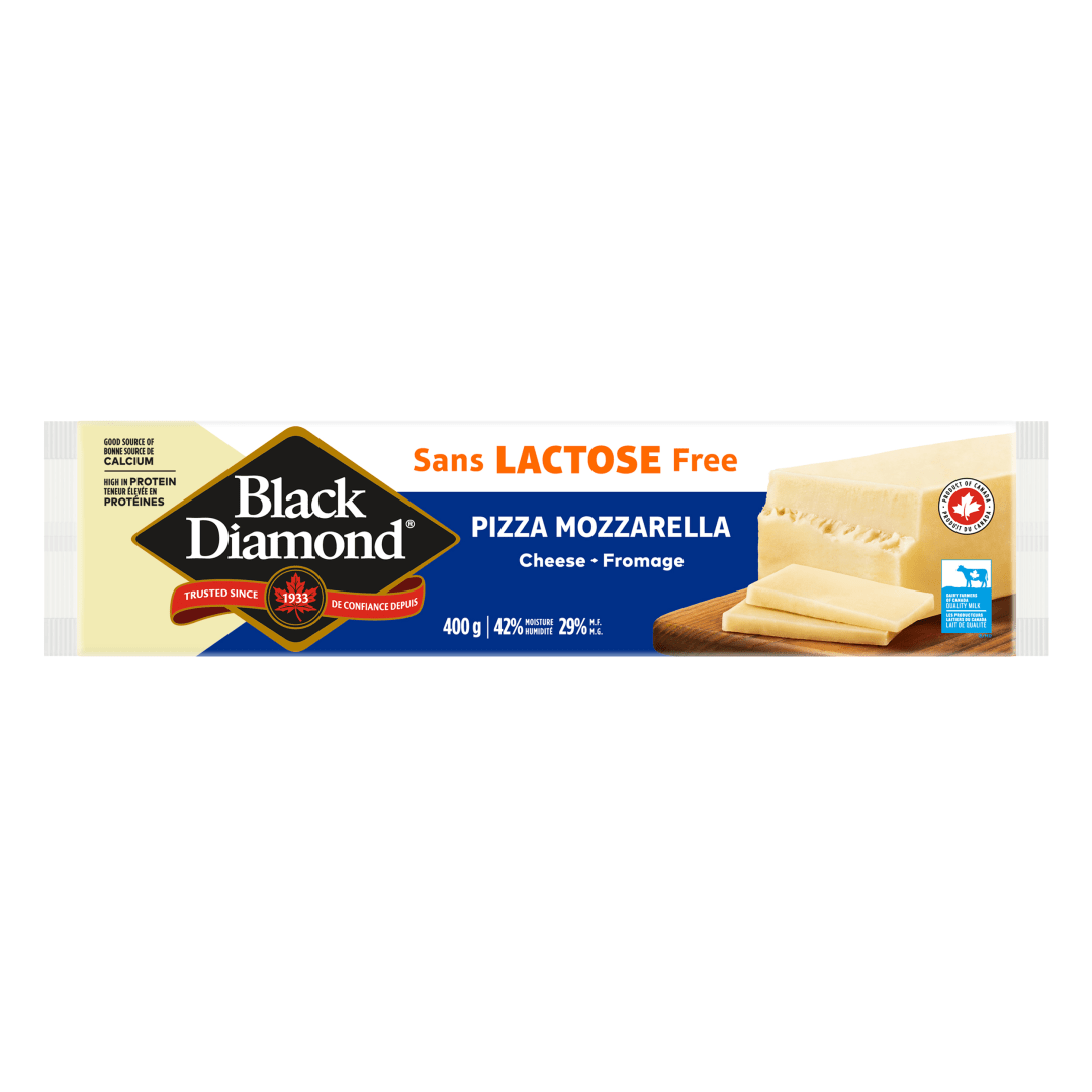 Black Diamond Lactose Free Mozzarella Cheese Bar, 400g
