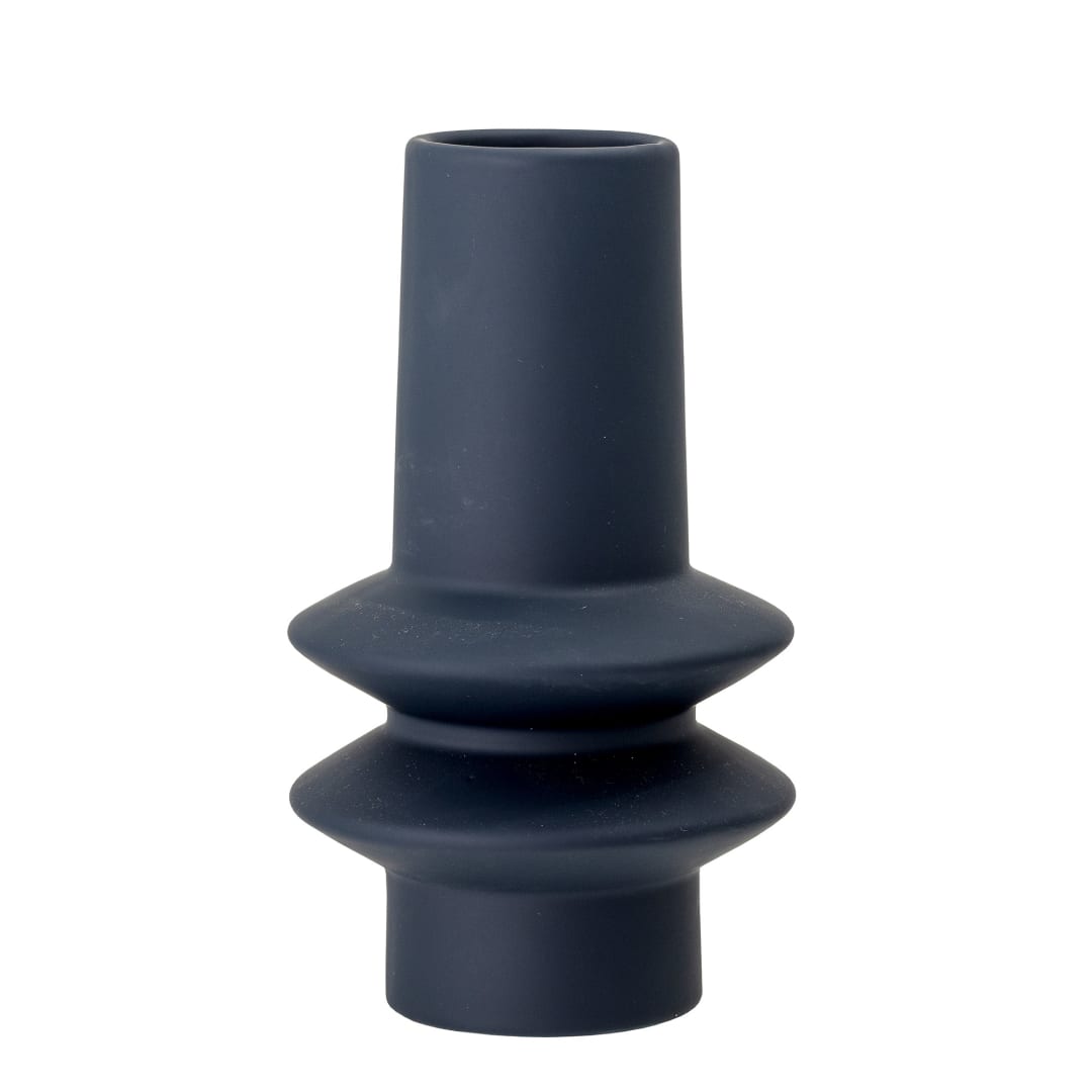 82050037 - Isold Vase, Blue, Stoneware STOCK: 10