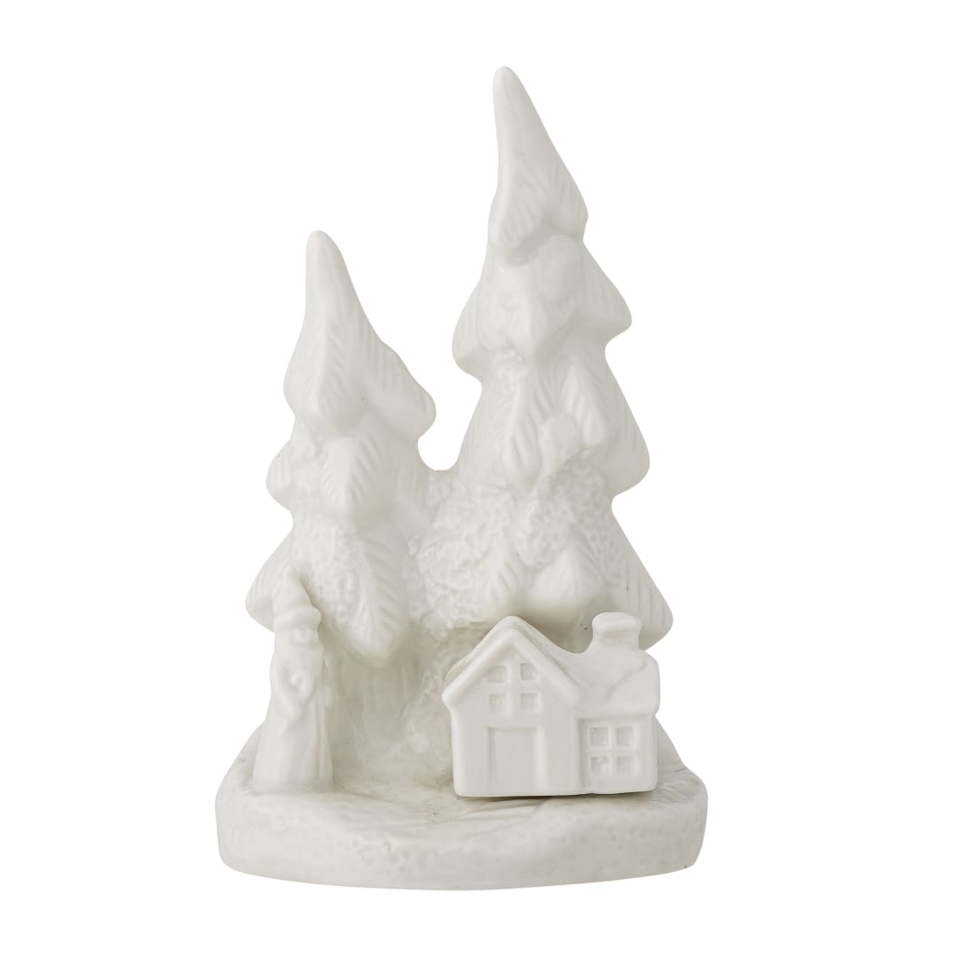 82061138 - Fadima Deco, White, Stoneware STOCK: 246