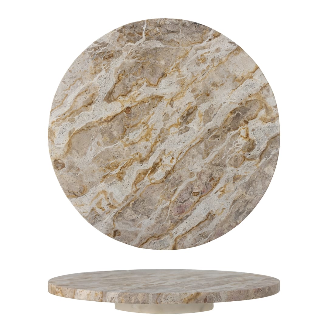 82059542 - Nuni Turntable, Nature, Marble STOCK: 300