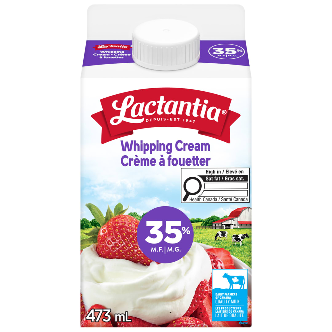 Lactantia Whipping Cream 35%, 473mL