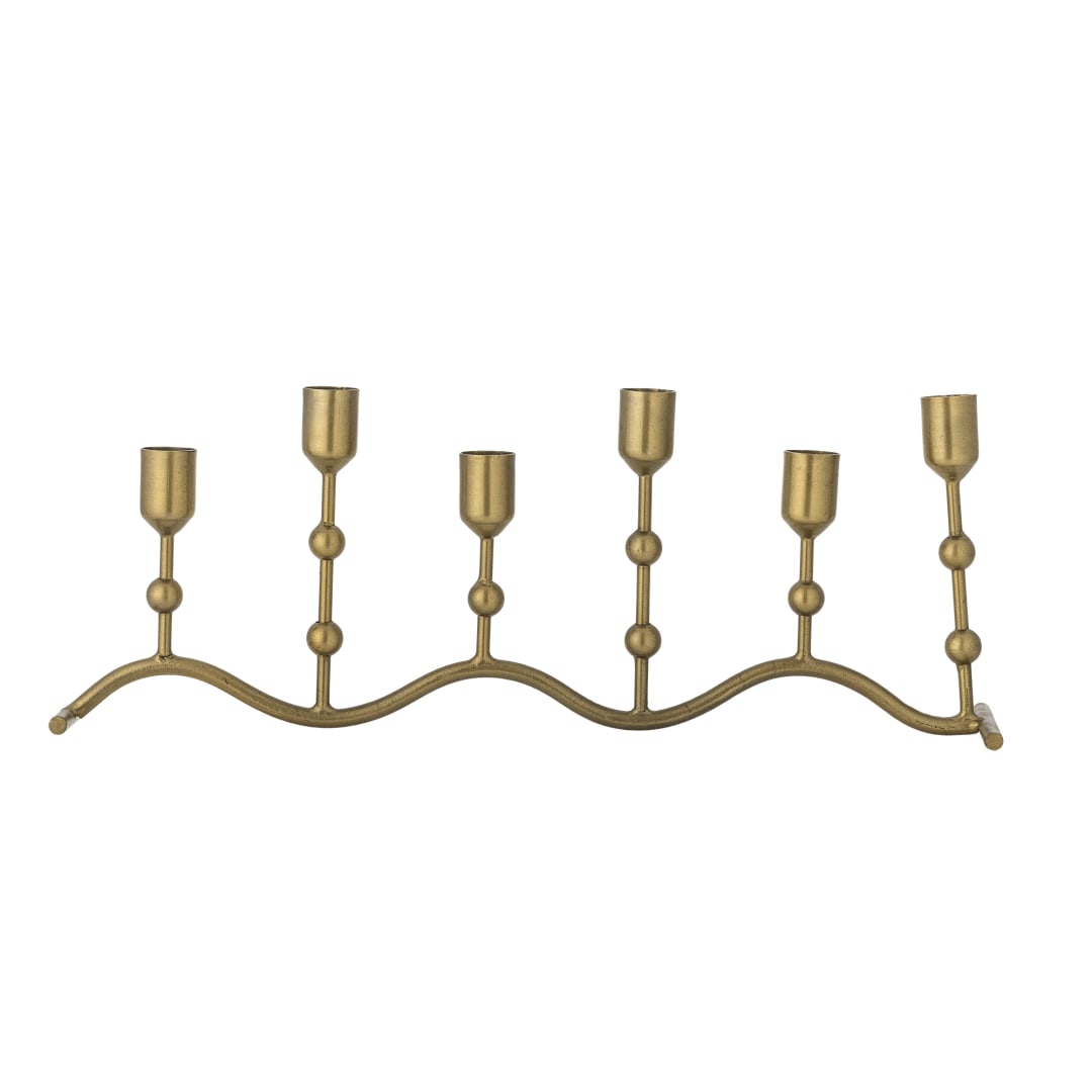 82072967 - Kiri Candle Holder, Brass, Iron STOCK: 300