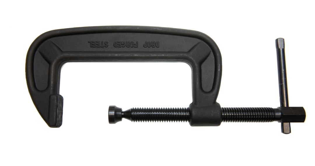 0-12" Heavy Duty C-Clamp/Black Oxide Spindle