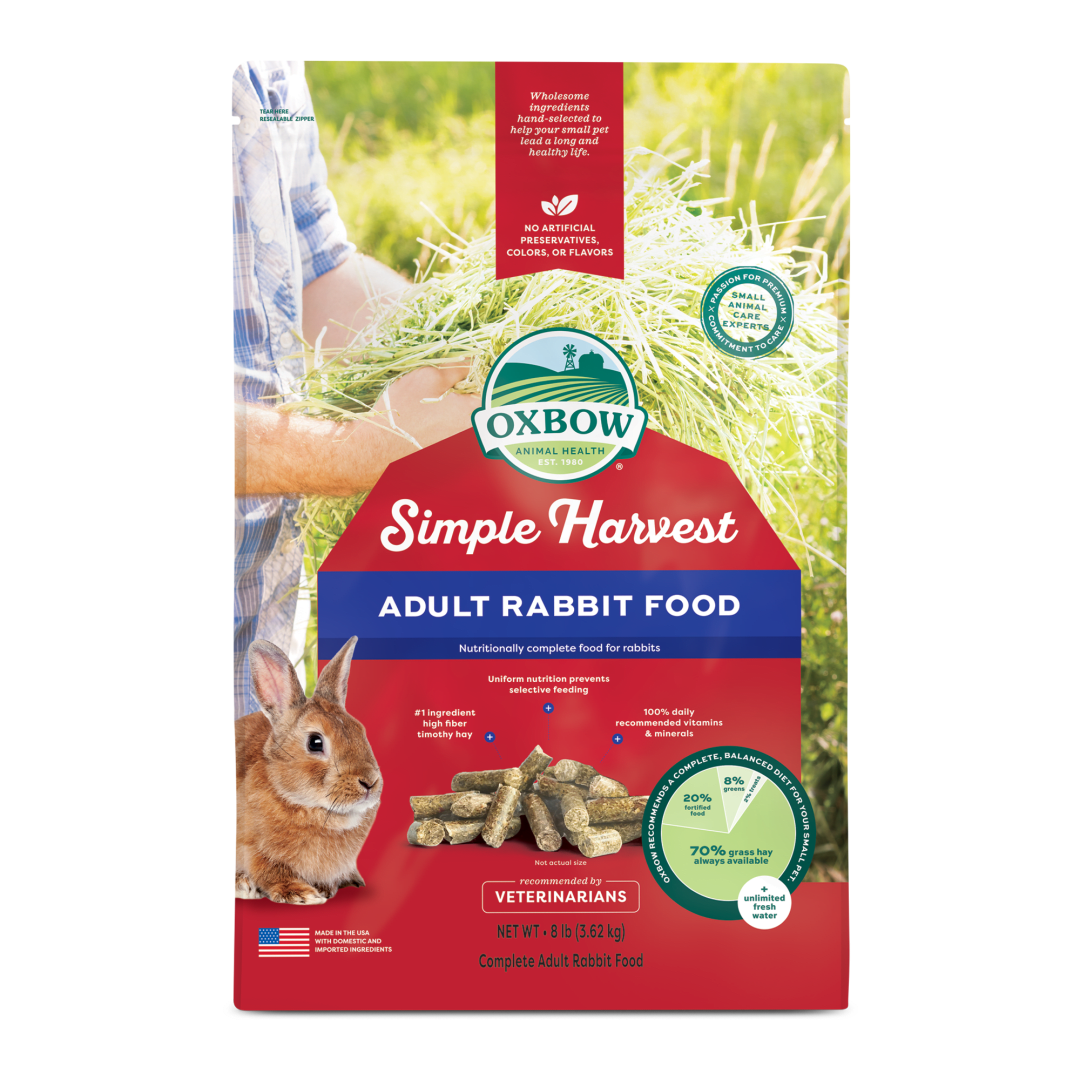 Oxbow Simple Harvest Adult Rabbit Food, 8 lb
