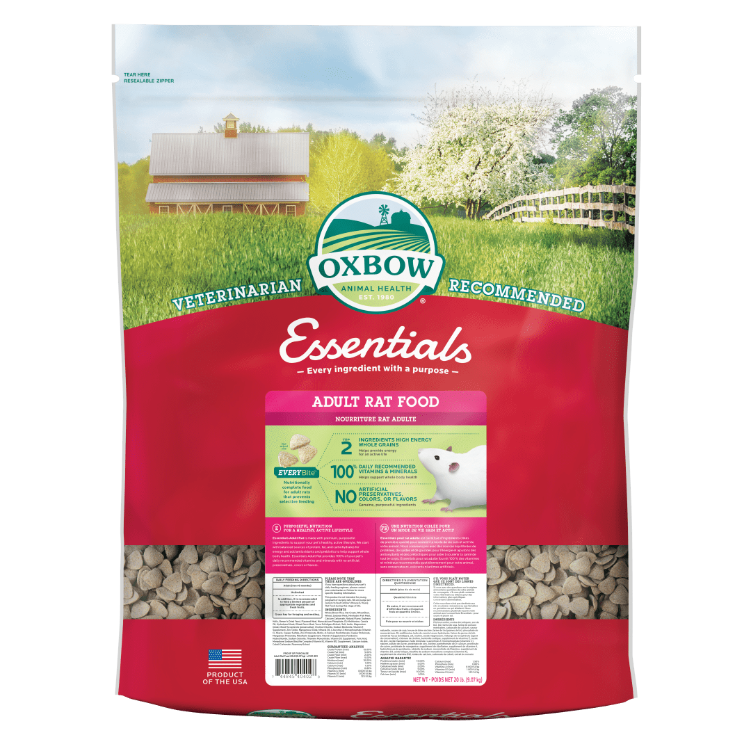 Essentials Adult Rat Food - 20 lb