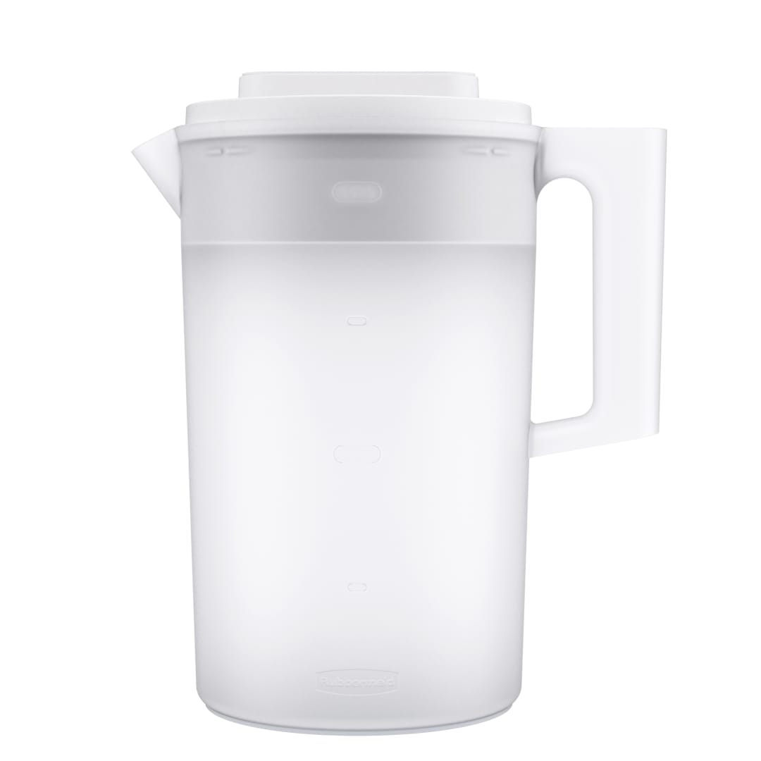 Rubbermaid Simply Pour Special-Edition Americana White Pitcher, Water Pitcher with Multifunction Lid