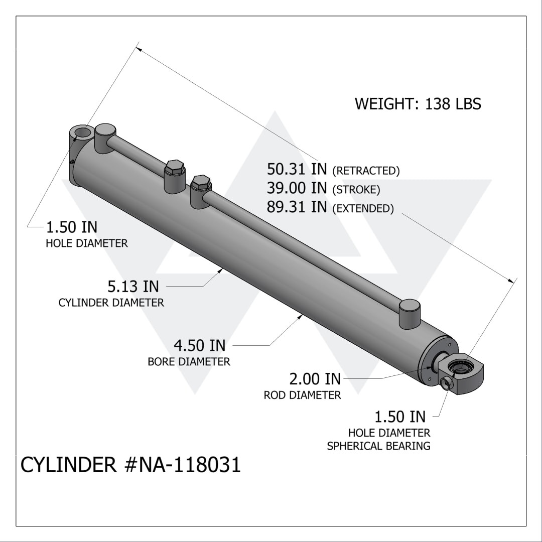 Wastebuilt® Replacement for New Way Slide Cylinder