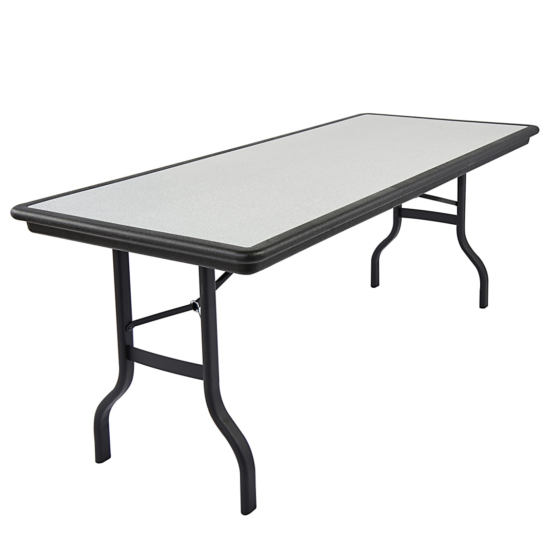 IndestrucTable® Ultimate Folding Table, Gray Granite - 30" x 96"