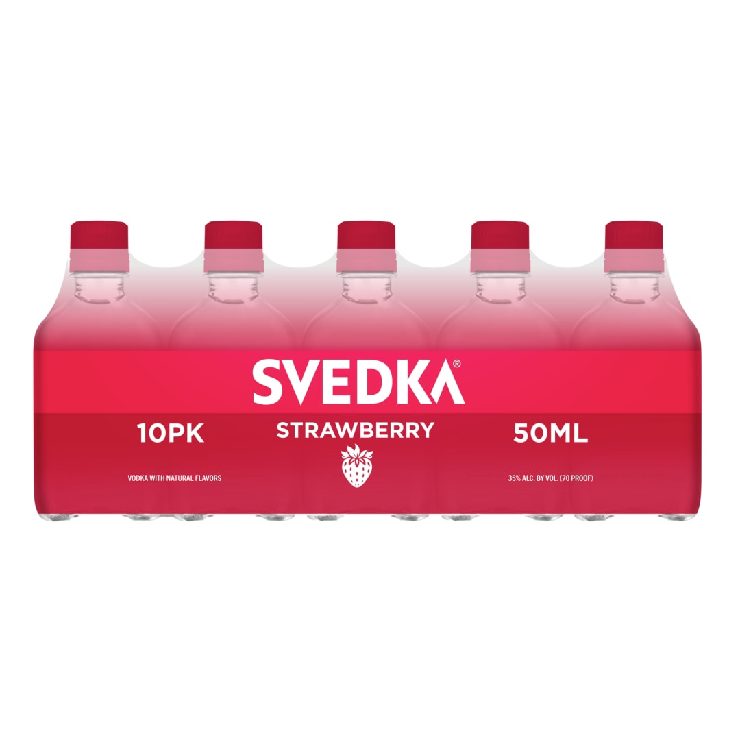 Svedka Strawberry Vodka 10 Pack 50ml 70 Proof