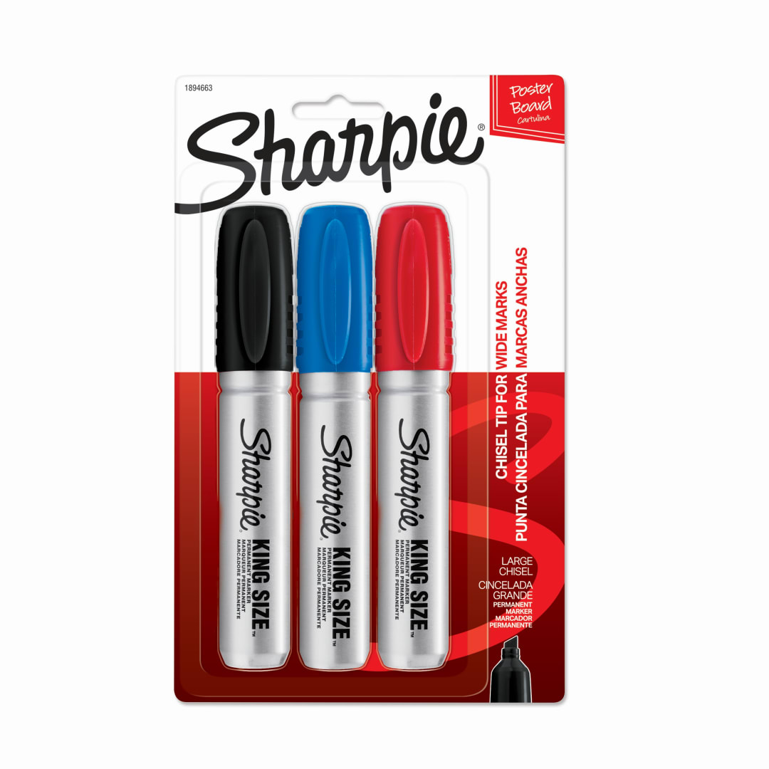 SHARPIE KING SIZE ASST 3CD