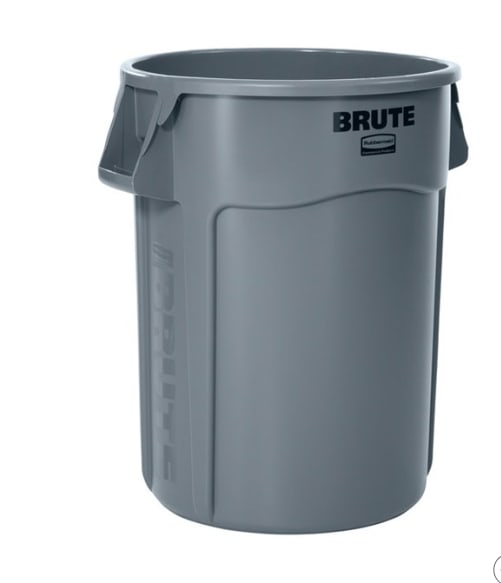 BRUTE CONT VENTED 44G/167L GRAY